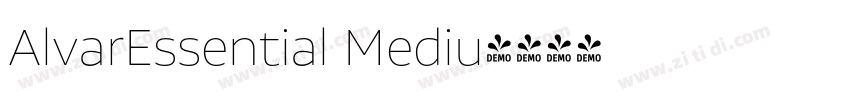 AlvarEssential Mediu字体转换
